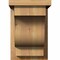 Ekena Millwork Newport Rough Sawn Corbel w/Backplate, Western Red Cedar, 8"W x 12"D x 12"H COR08X12X12NEW01RWR - alternate 3